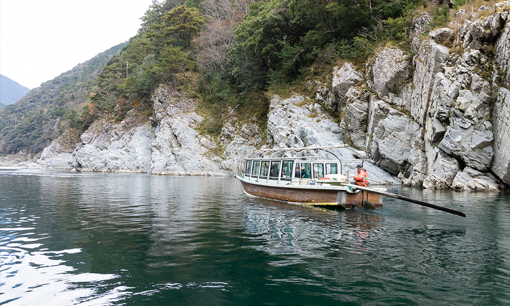 大歩危峡観光遊覧船
